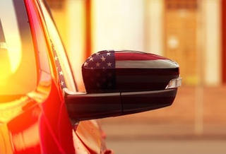 Printed Car Side Mirror Flag Cover Usa Car Mirror Flag
