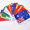 Mini Coloured Pennant Flag Bunting Party String Bunting Banners Flags