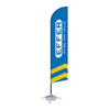 Polyyerster Advertising Flags Banner Feather outside Beach Flags