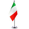Custom Small Desk Flag Table Flag with Wooden Metal Base