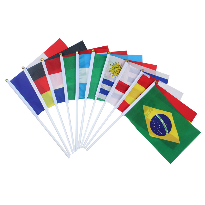 Custom Canada Hand Waving Flag Finland Iceland Hand Flag