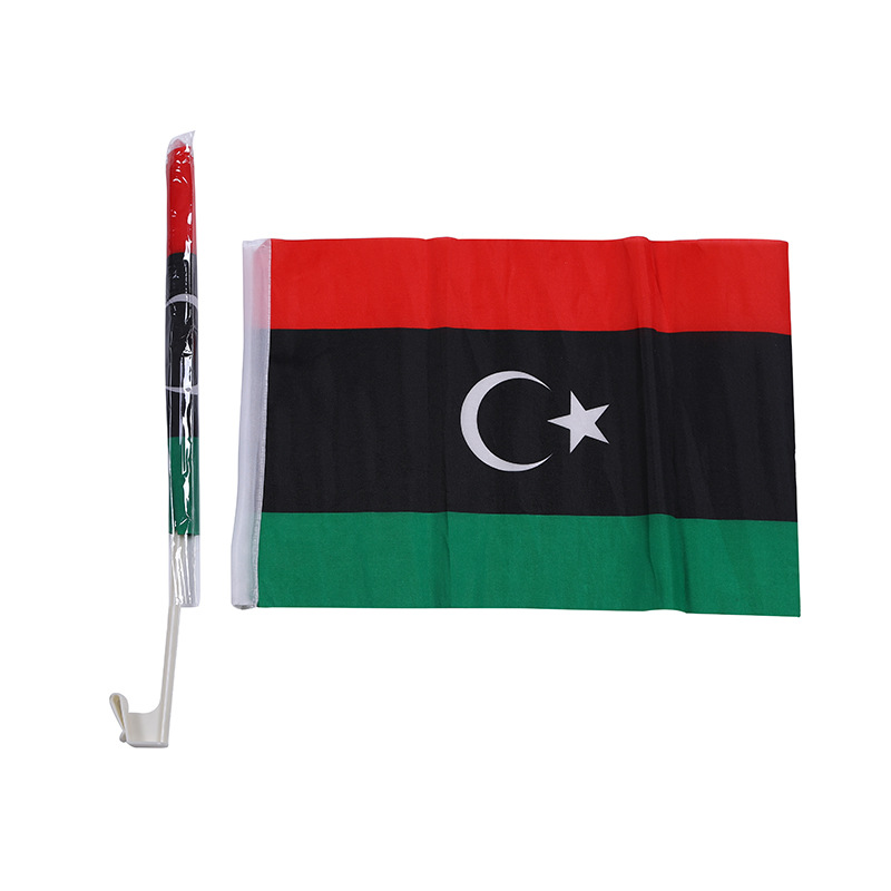 High Quality Decoration Car Country Flag Car Flags Window Polyester