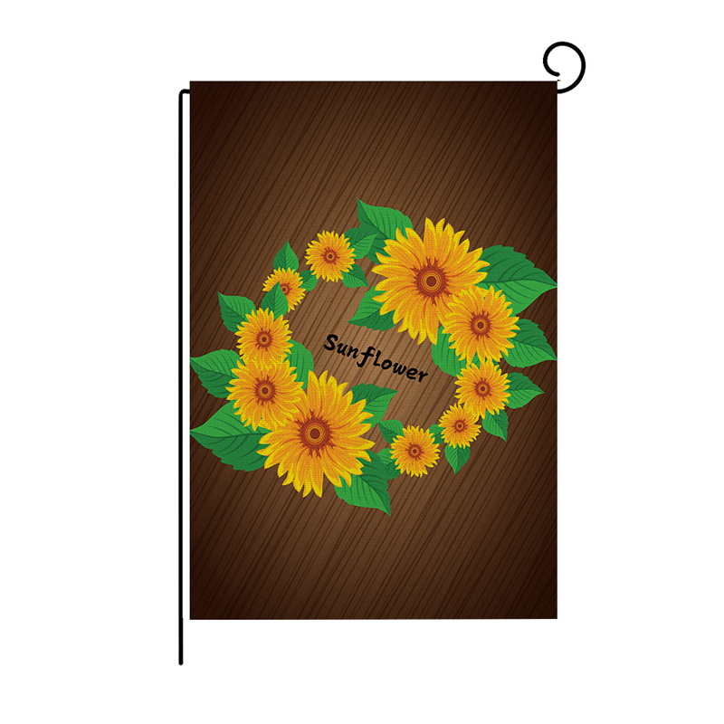 Colorful Printed Garden Flag Summer Garden Yard Flag