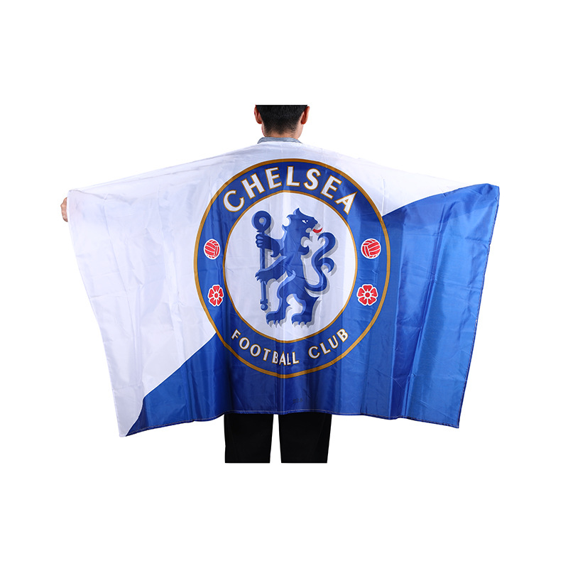 Promotional High Quality Satin Fabric National Flag Body Cape Custom Flags