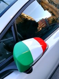 Custom Flags Silk Screen Print Auto Car Mirror Cover