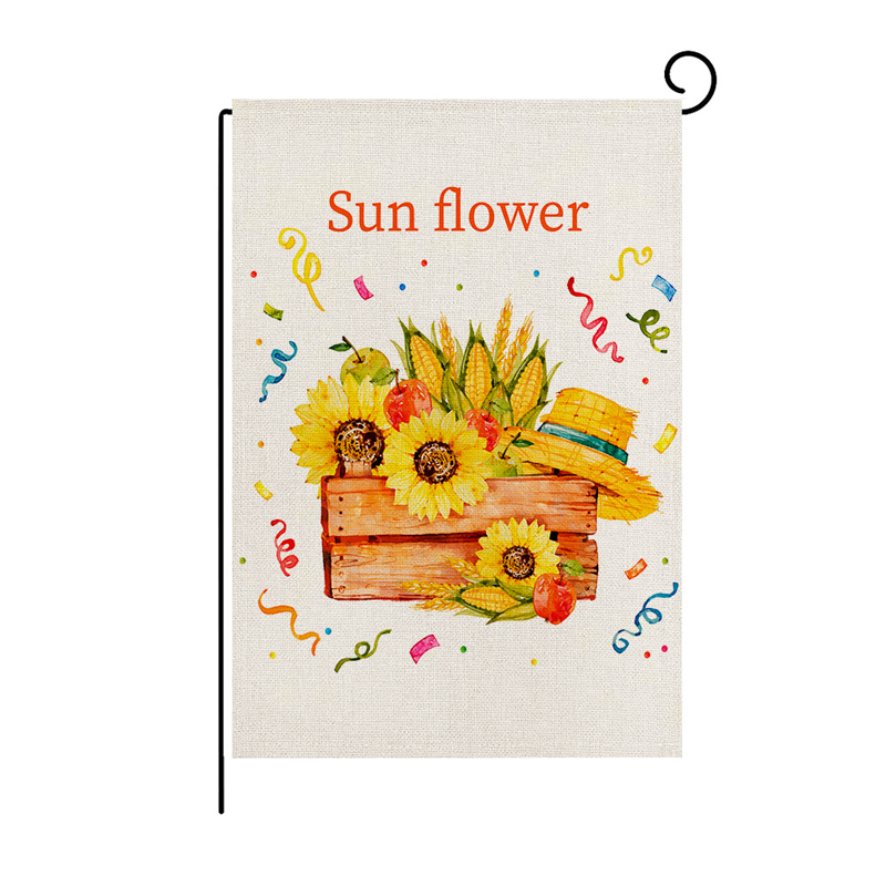 Colorful Printed Garden Flag Summer Garden Yard Flag