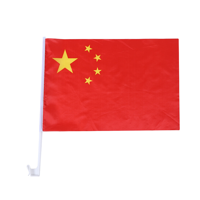 High Quality Decoration Car Country Flag Car Flags Window Polyester