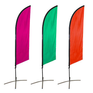 Custom Outdoor Advertising Flag Banner Garden Flag Beach