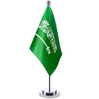 Custom Mini Desk Flag Desktop Flag with Flag Pole